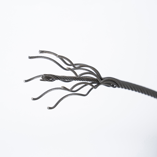 Cuerda de alambre de acero para máquina de tracción 8X19S-IWRC 