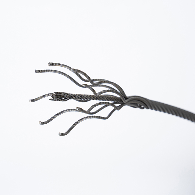 Cuerda de alambre de acero para máquina de tracción 8X19S-IWRC 