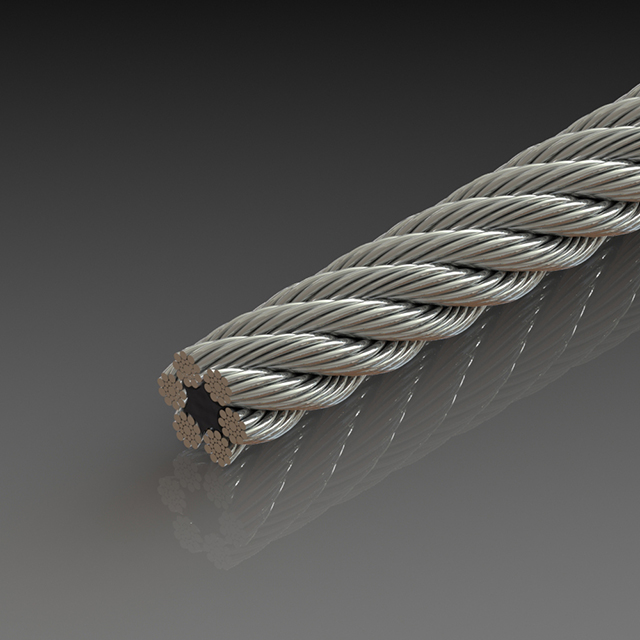 Cable de acero con regulador de velocidad 6X19S-SFC 
