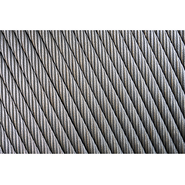 Cuerda de alambre de acero para máquina de tracción 8X19S-IWRC 