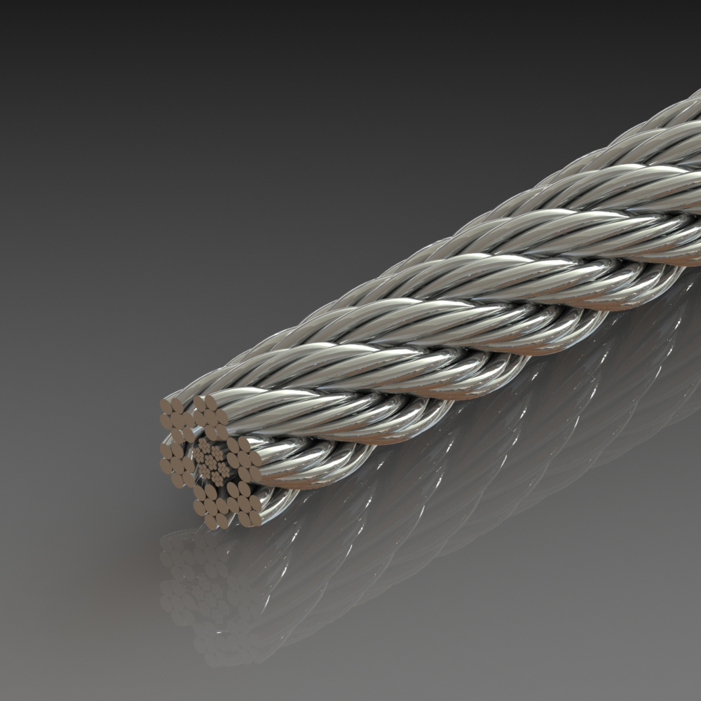 Cable de acero 6X7+FC 6X7+IWS