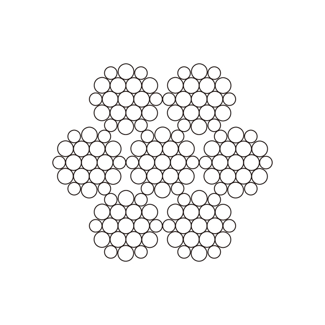 Cable de acero con regulador de velocidad 6X19W-WSC 