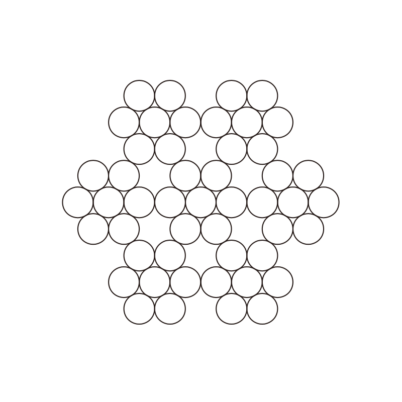 Cable de acero 6X7+FC 6X7+IWS