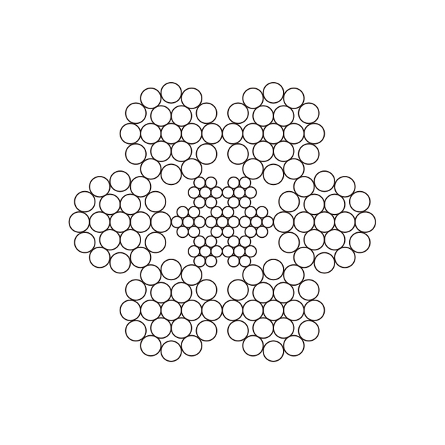 Cable de acero 6X19M+FC 6X19M+IWRC