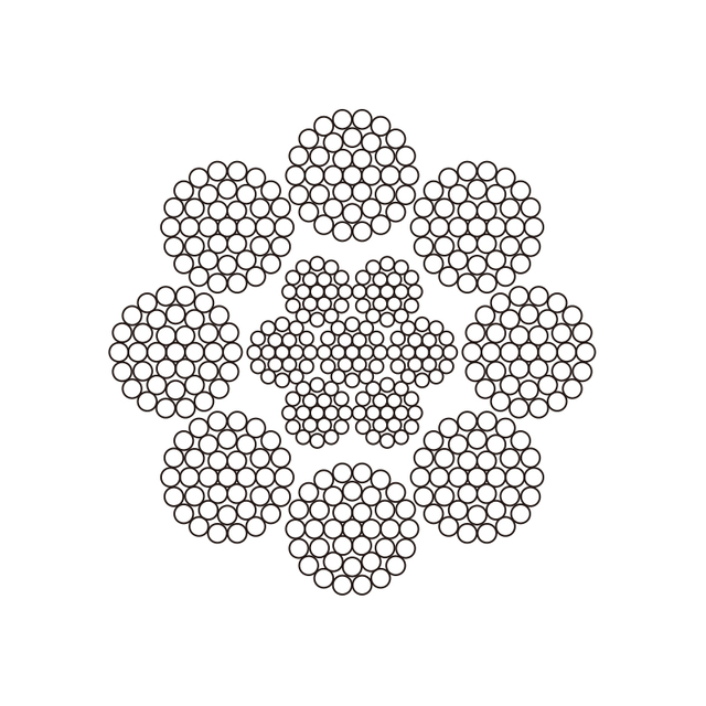 Cable de acero 8X37+FC