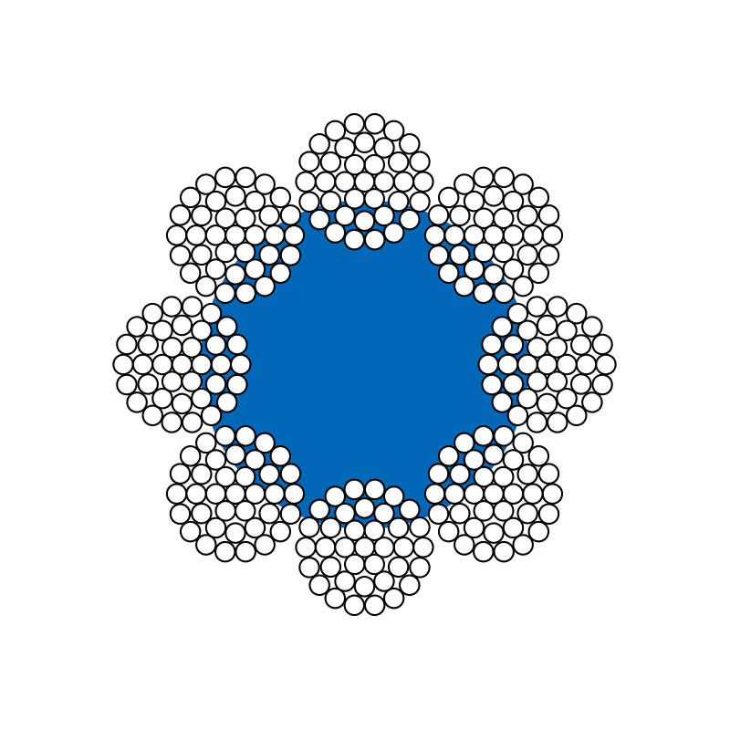 Cable de acero 8X37+FC