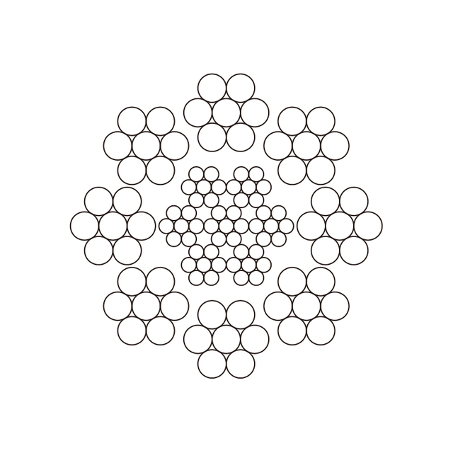 Cable de acero 8X7+FC