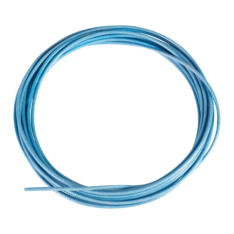 Cabina de alambre de acero con recubrimiento de PVC o PU, cuerda de alambre con recubrimiento de nylon 7*19 7*7 Cabina de alambre de acero inoxidable