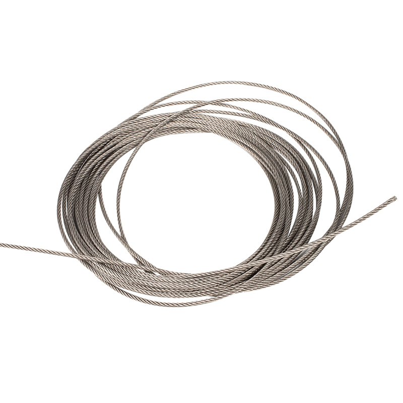304 7x7 buena calidad 7*7 cable de acero inoxidable cable de acero inoxidable de 0,5 mm