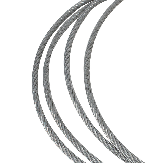 304 7x7 buena calidad 7*7 cable de acero inoxidable cable de acero inoxidable de 0,5 mm