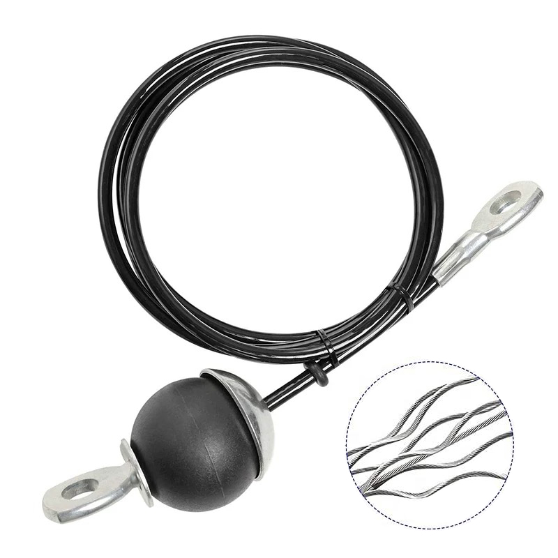 5.0 mm de 6.0 mm PU TPU Cable de gimnasio recubierto de cable de cable flexible de cable de alambre para la polea