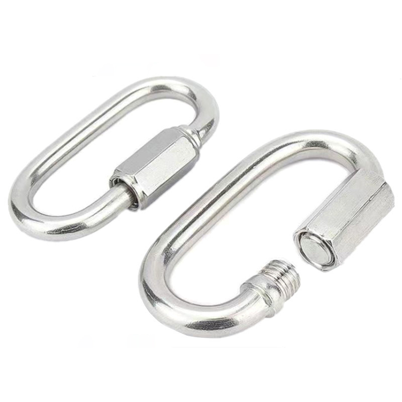 Ganchos colgantes de acero inoxidable ganchos de conexión de colgadura de trepadora gancho de enlace rápido al aire libre