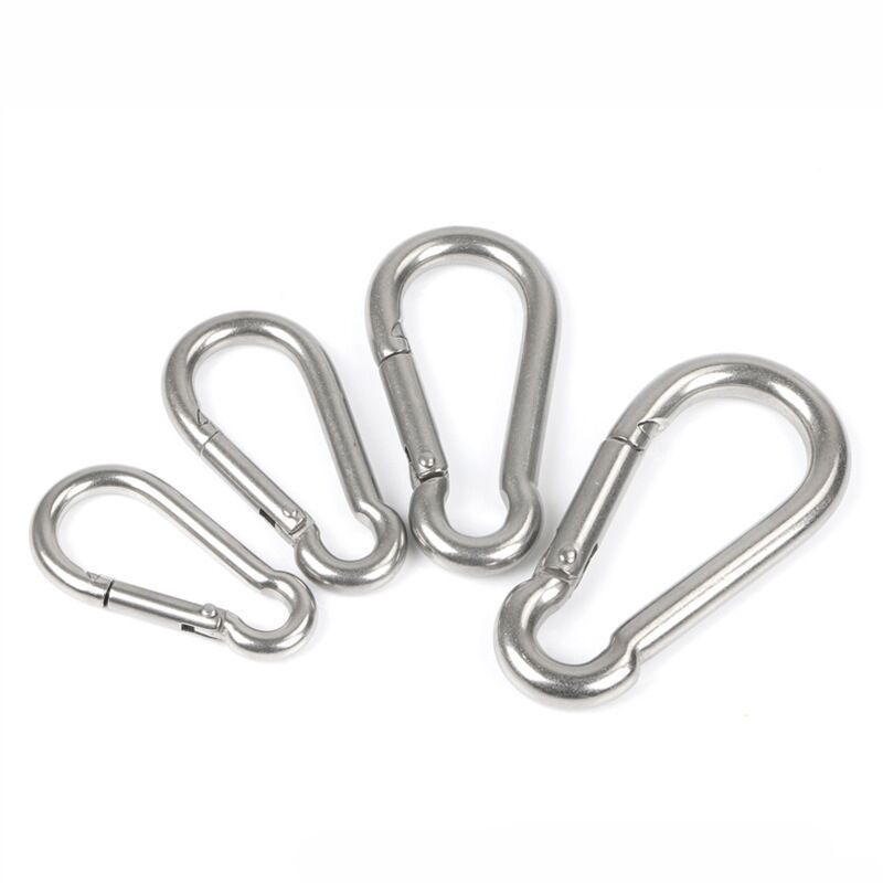 304 acero inoxidable DIN5299 CARABINER ZINC SPRING HAND HAND CHANDABINER
