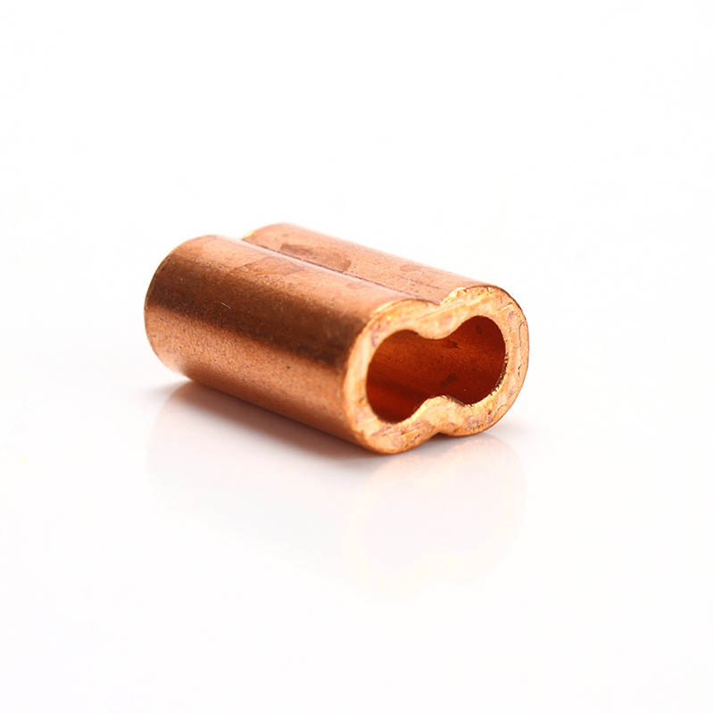 Mangas de cobre de reloj de arena de tipo 8 de forma para el alambre de acero accesorios