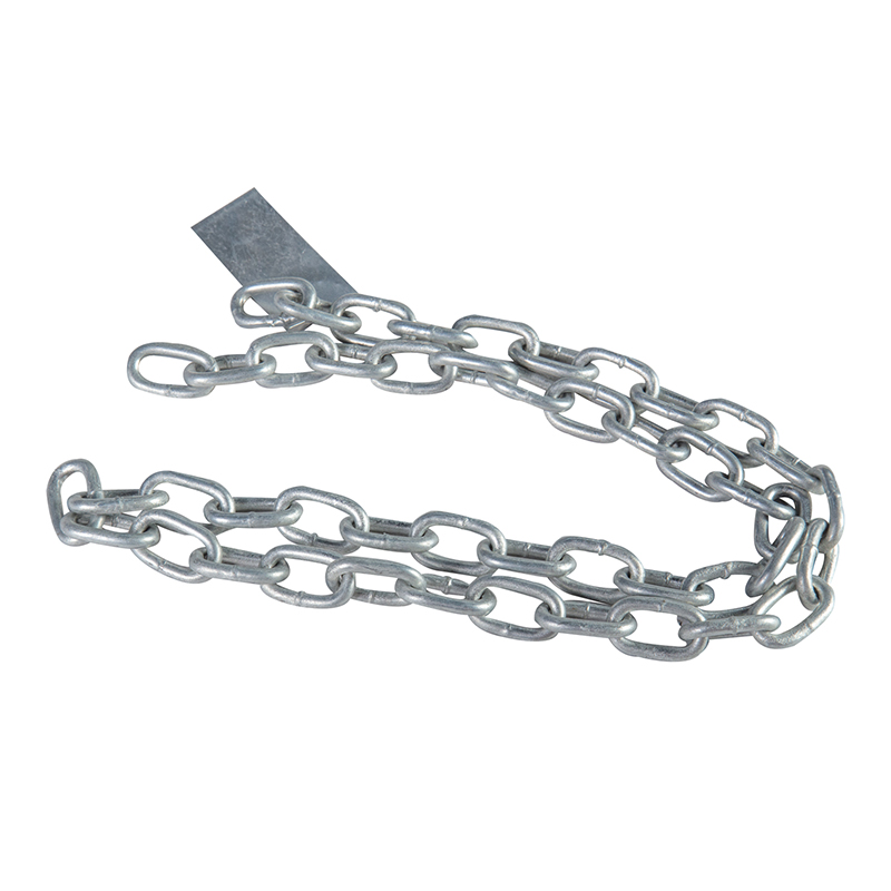 Cadena de hierro galvanizado Cadena de soldadura estándar DIN766 Cadena de eslabones galvanizados