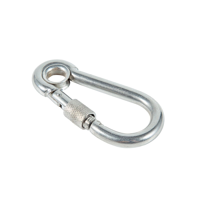 304 acero inoxidable DIN5299 CARABINER ZINC SPRING HAND HAND CHANDABINER